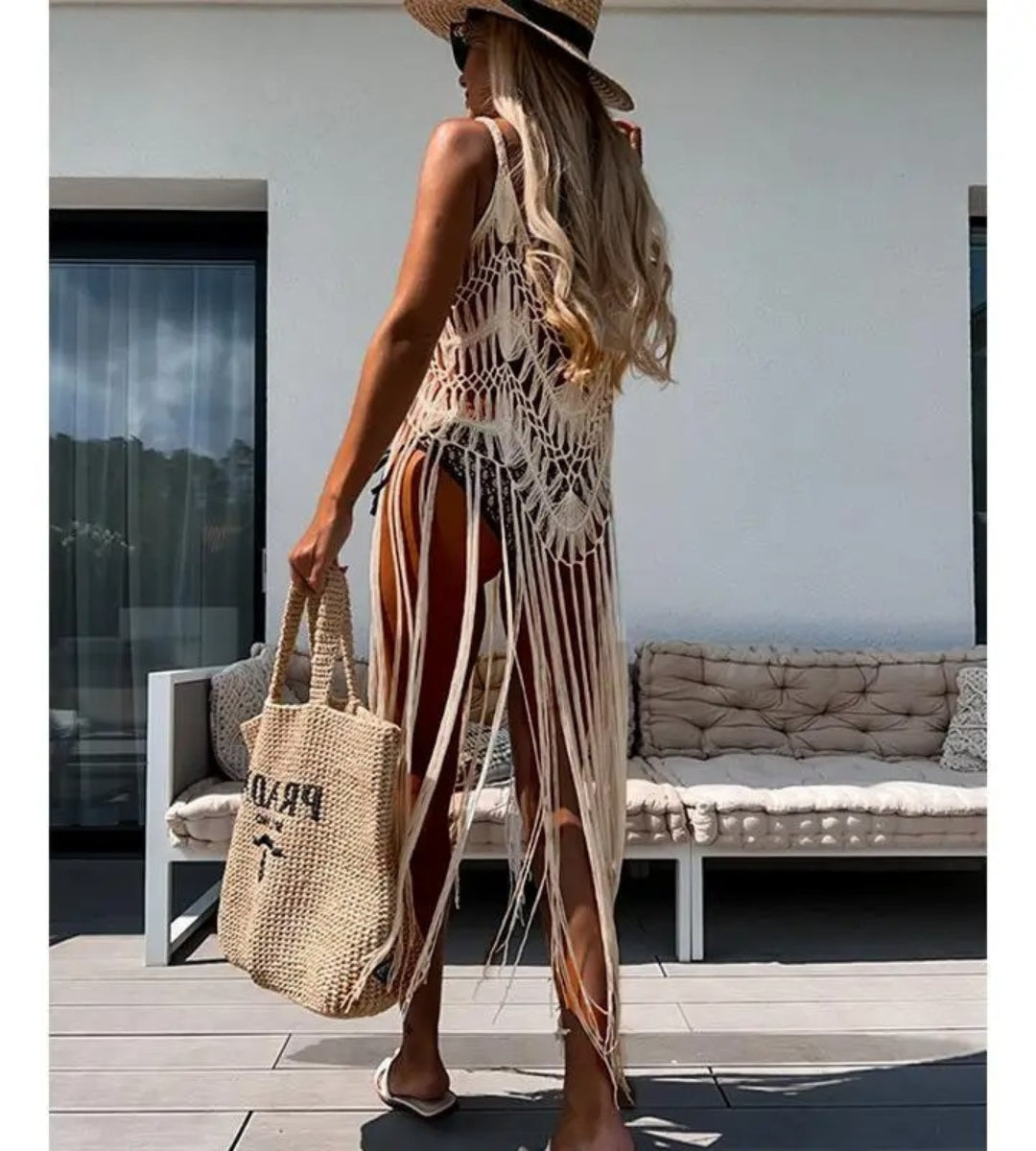 saida de praia elegante curta bellashape