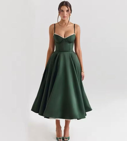 vestido verde bellashape